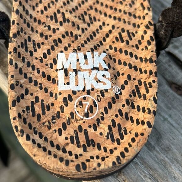 Muk Luks Ankle Strap Sandals Sz 7 NWOT - Picture 8 of 9